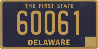 DE license plate 60061