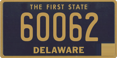 DE license plate 60062