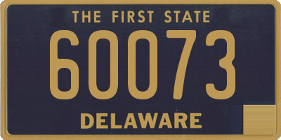 DE license plate 60073