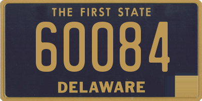 DE license plate 60084