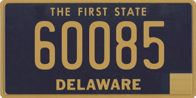 DE license plate 60085