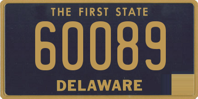 DE license plate 60089