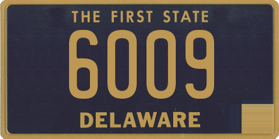 DE license plate 6009