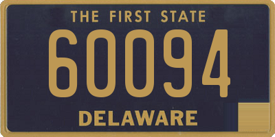 DE license plate 60094