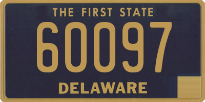 DE license plate 60097