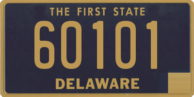 DE license plate 60101