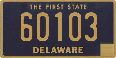 DE license plate 60103