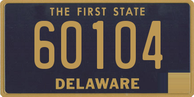 DE license plate 60104