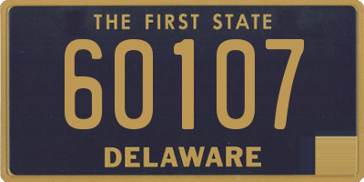 DE license plate 60107