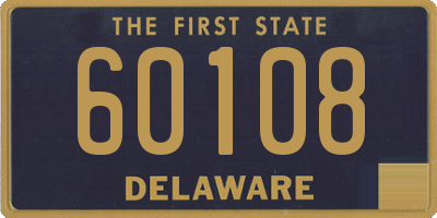 DE license plate 60108