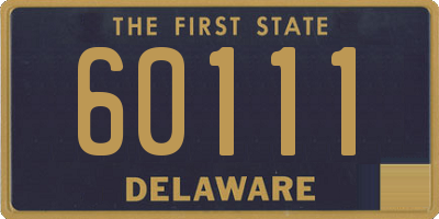 DE license plate 60111