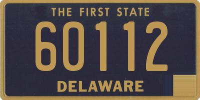 DE license plate 60112