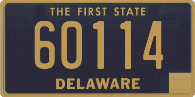 DE license plate 60114
