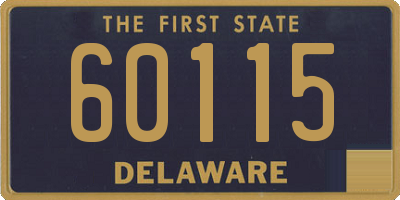 DE license plate 60115