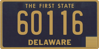 DE license plate 60116