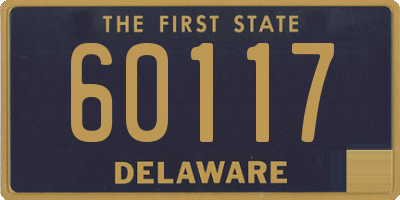 DE license plate 60117
