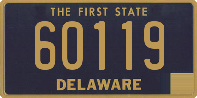 DE license plate 60119