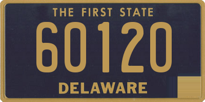DE license plate 60120