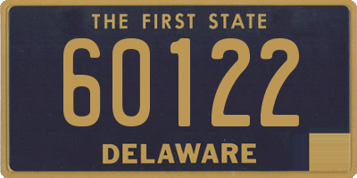 DE license plate 60122