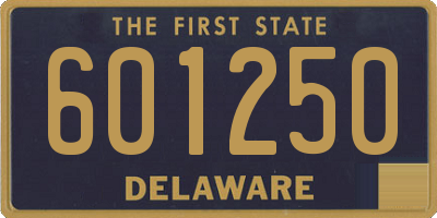 DE license plate 601250