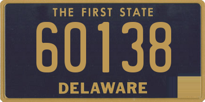 DE license plate 60138