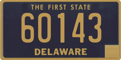 DE license plate 60143