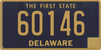 DE license plate 60146