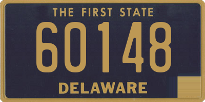 DE license plate 60148