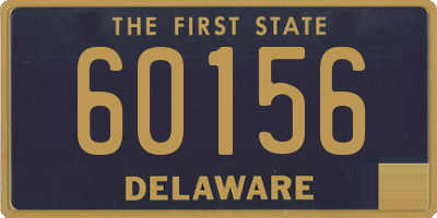 DE license plate 60156