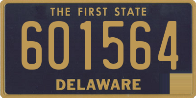 DE license plate 601564