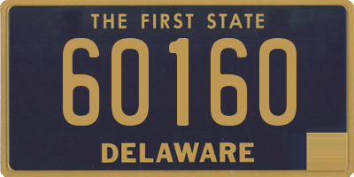 DE license plate 60160