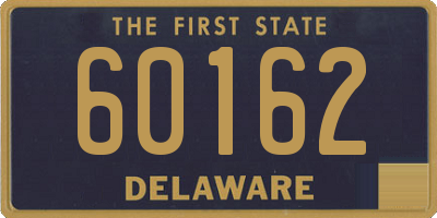 DE license plate 60162