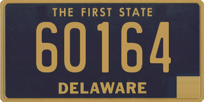 DE license plate 60164