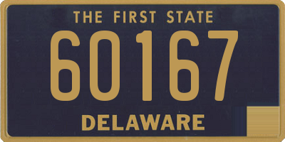 DE license plate 60167