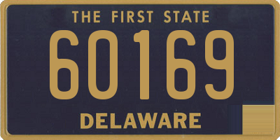 DE license plate 60169