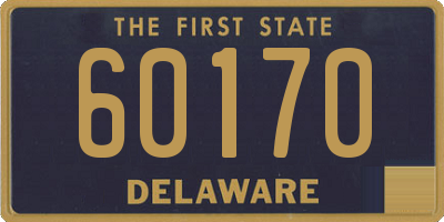 DE license plate 60170