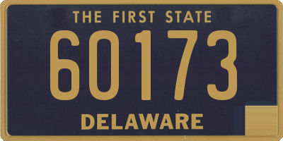 DE license plate 60173