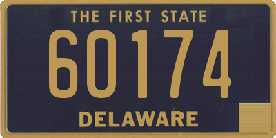 DE license plate 60174