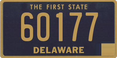 DE license plate 60177