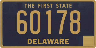 DE license plate 60178