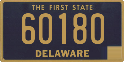 DE license plate 60180