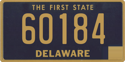 DE license plate 60184