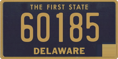 DE license plate 60185