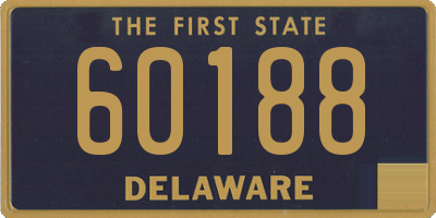 DE license plate 60188