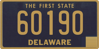 DE license plate 60190