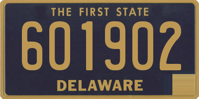 DE license plate 601902