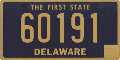 DE license plate 60191