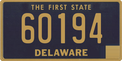 DE license plate 60194