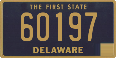 DE license plate 60197