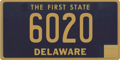 DE license plate 6020